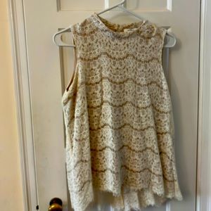 Rose and Olive beautiful lined lace tank